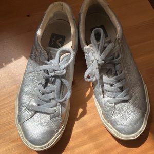 silver Veja sneakers